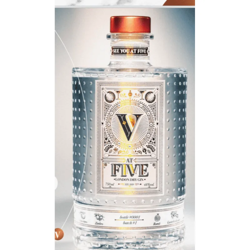 GIN FIVE 750ML