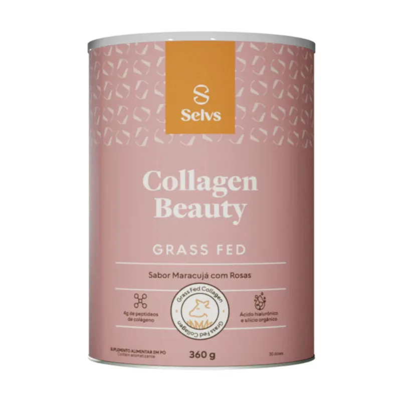 Collagen Beauty Sabor Maracujá com Rosas Selvs 360g
