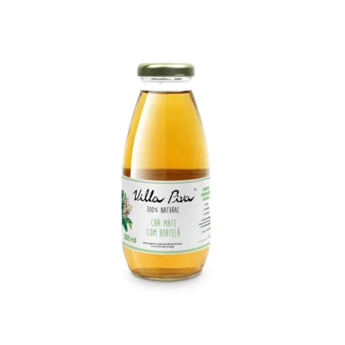 CHÁ MATTE COM HORTELÃ PIVA GARRAFA 300ML - VILLA PIVA - Chá