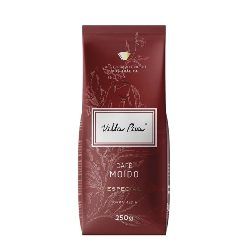 Café Torrado e Moído Média Especial Villa Piva 250g