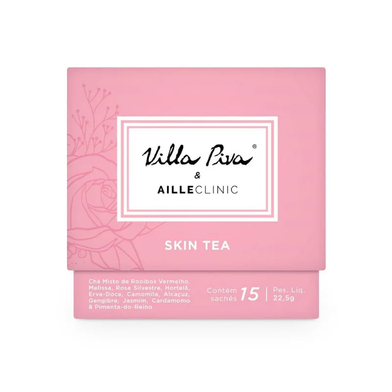 Chá Misto Skin Tea Villa Piva 22,5g com 15 Unidades