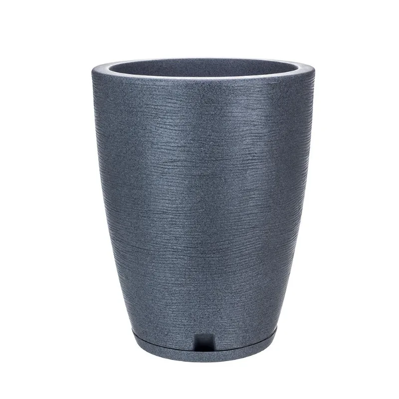 Vaso Amsterda Grafiato 29X44 Grafite Stone Floridis