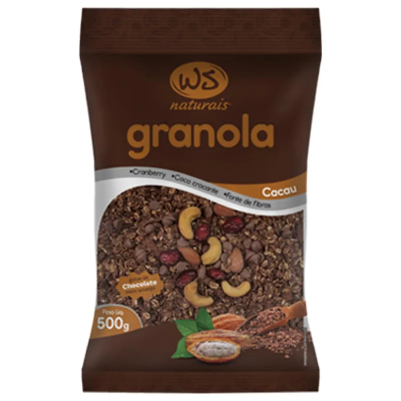 Granola Cacau Ws Naturais 500g - Não Informado - Mercearia