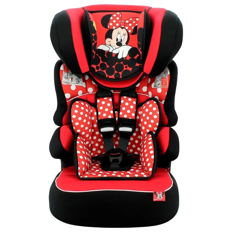 Cadeira para Auto Disney Beline Luxe Minnie Mouse Red de 9 até 36 Kg Vermelha