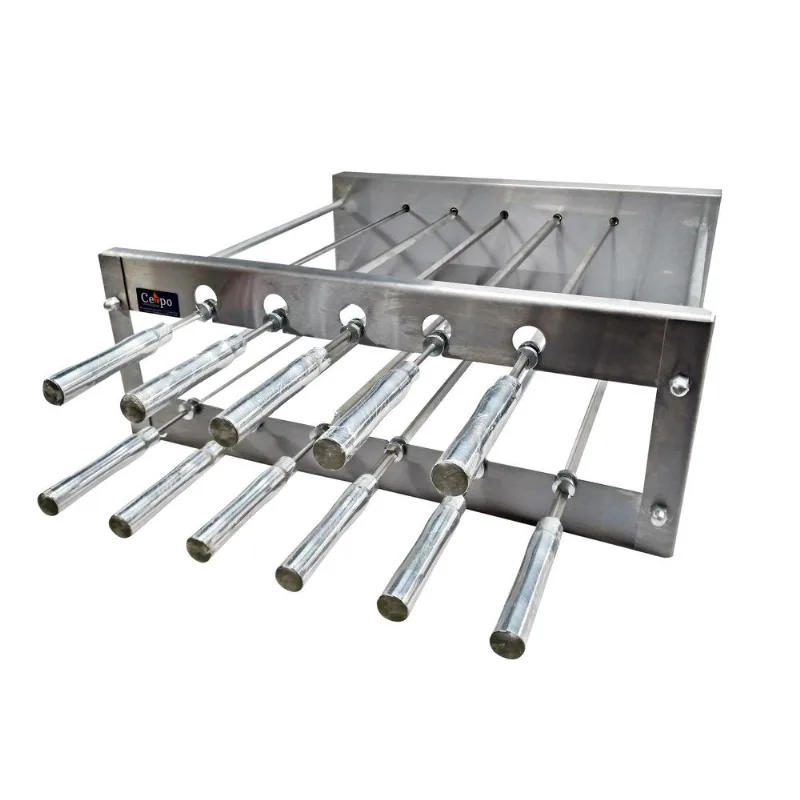 Churrasqueira Rotativa 11 Espetos Inox Linha Premium