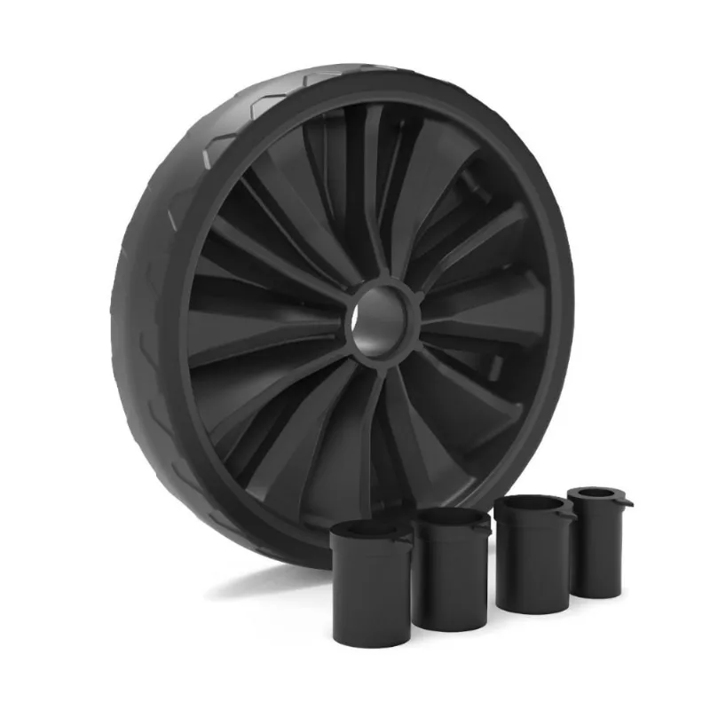 Roda 8" Com 5 Eixos 1/2" 5/8" 3/4" 7/8" e 1" FB PNEU Roda 8" Com 5 Eixos 1/2" 5/8" 3/4" 7/8" e 1"