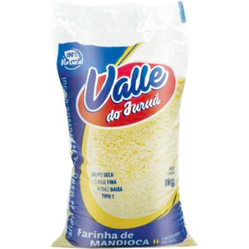 Farinha de Mandioca Valle do Juruá Amarela 1kg