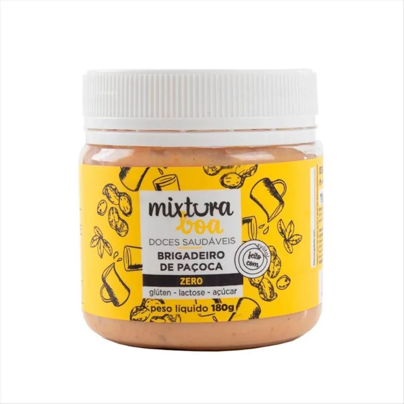 Brigadeiro de Paçoca Mixtura Boa Zero 180g