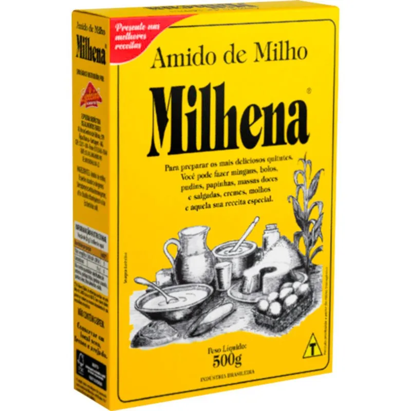Amido de Milho Milhena 500g
