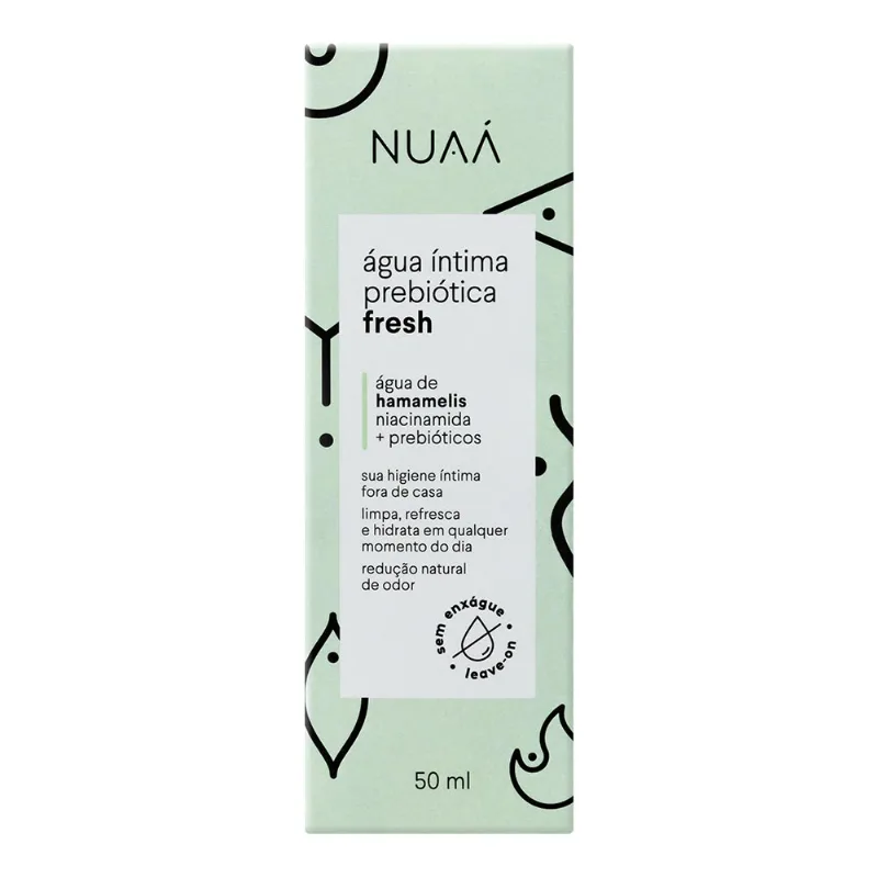 Água Intima Probiótica Nuaa Fresh Sem Perfume 50ml