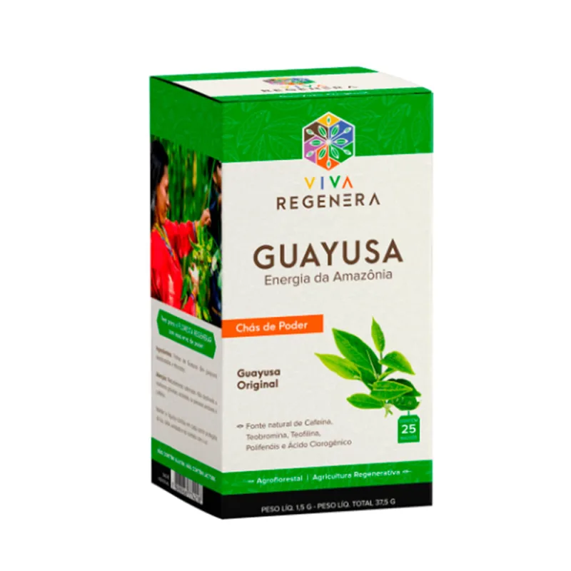Chás Guayusa Original Poder Viva Regenera 25 Saches - Não Informado - Mercearia