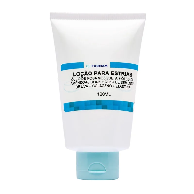 Loção Para Estrias Com Óleo De Rosa Mosqueta 120Ml