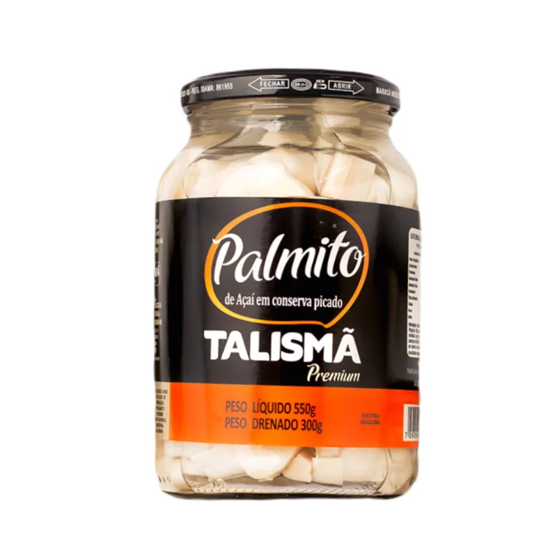 Palmito Talismã Açaí Inteiro Pote 300g