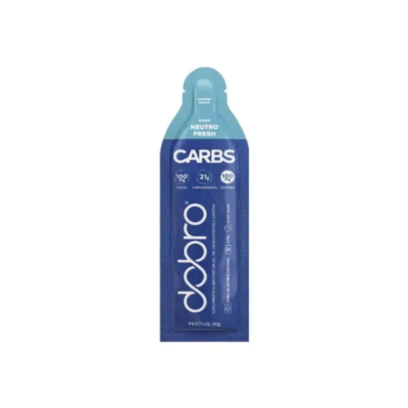 Carbs Gel Neutro Fresh com Cafeína Dobro 30g - Dobro