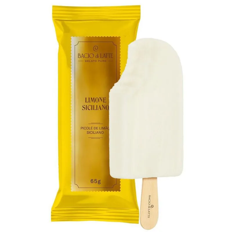 Picolé Limone Siciliano Bacio Di Latte 65g Vegano