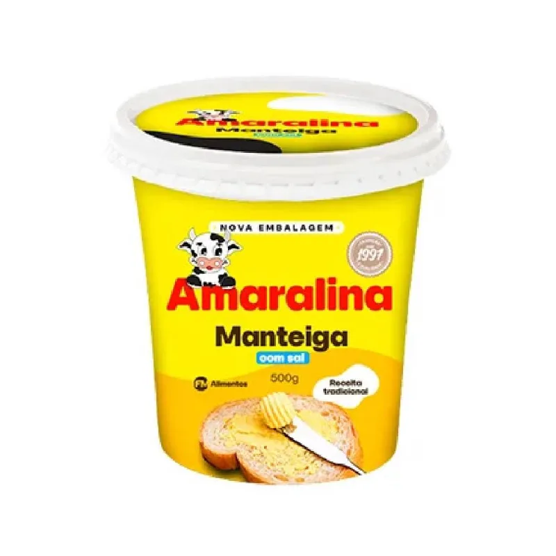 Manteiga Amaralina com Sal Pote 500g