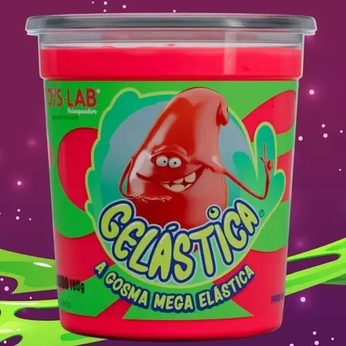 Slime Gelástica 180 Gramas Diversas Cores - LC - Brinquedos