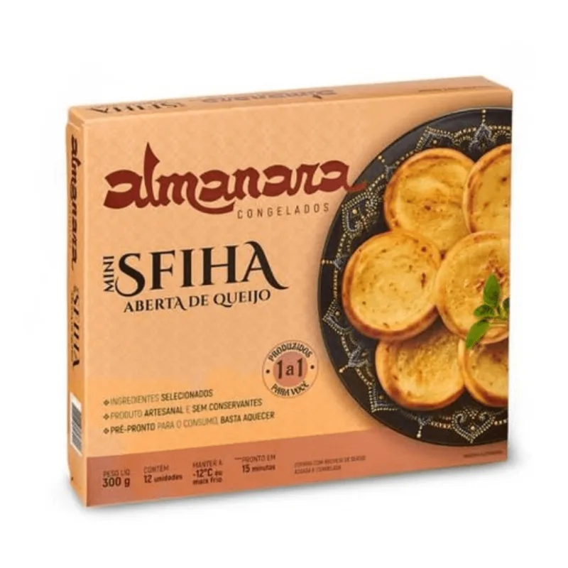 Mini Esfiha Aberta Queijo Almanara 300g