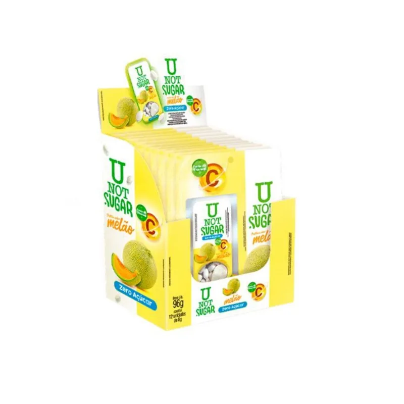 Bala de Melão Uma Delícia Sabor Especial Sugar Free Prove