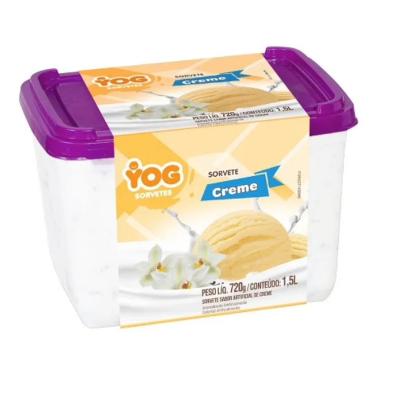 Sorvete Yog Creme 1.5l