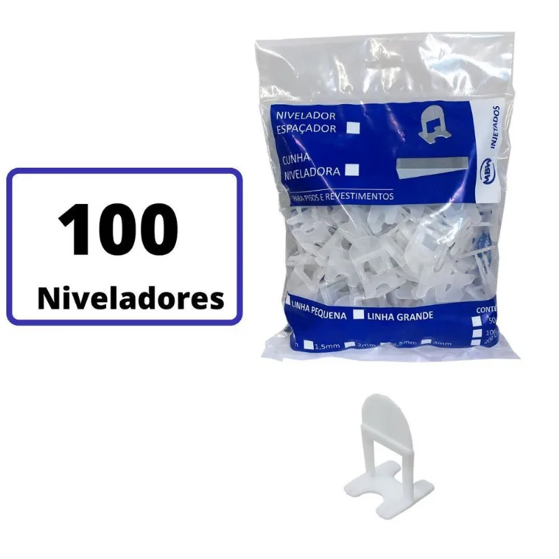 Espaçador Nivelador 2,5mm 100 Un