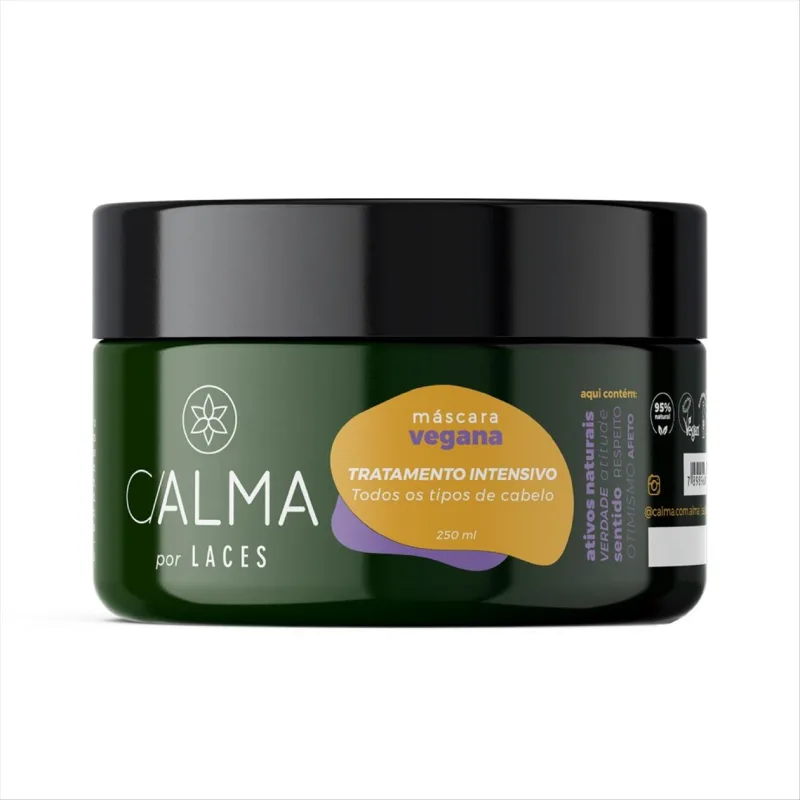 Máscara Capilar C/Alma Vegana Tratamento Intensivo Todos os tipos de Cabelo 250ml - C/ALMA - Higiene E Beleza