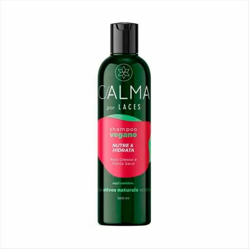 Shampoo Vegano C/Alma Raiz Oleosa Pontas Secas 300ml