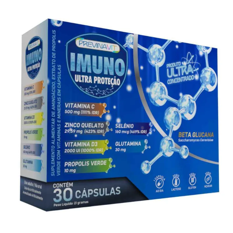 Previnavit Imuno Ultra Proteção Com 30 Cápsulas Idnlabz