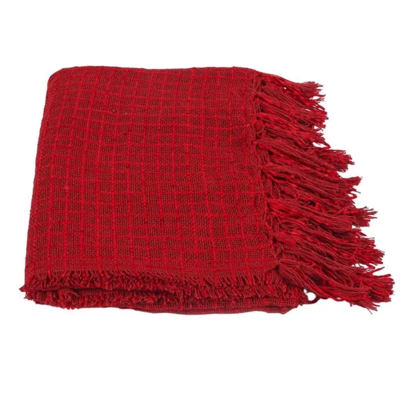 Manta Decorativa Para Sofá 1,20X1,50 M Naturalle Havan Casa - Vermelho