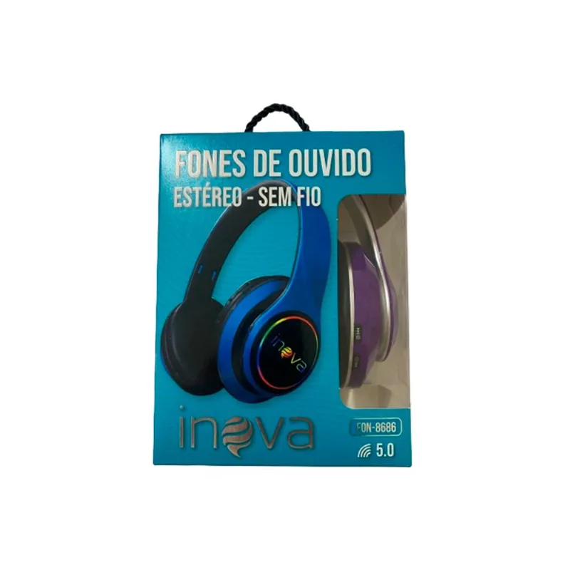 Fone de Ouvido Sublimar Sem Fio com Led un