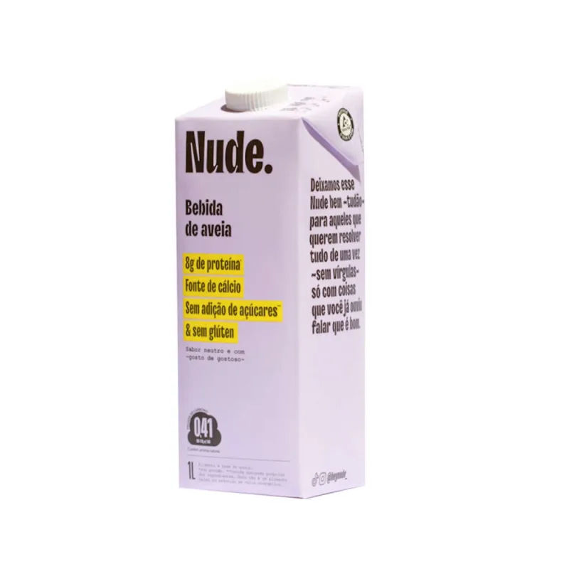 Bebida de Aveia Nude Tudão 1L - Nude. - Bebidas