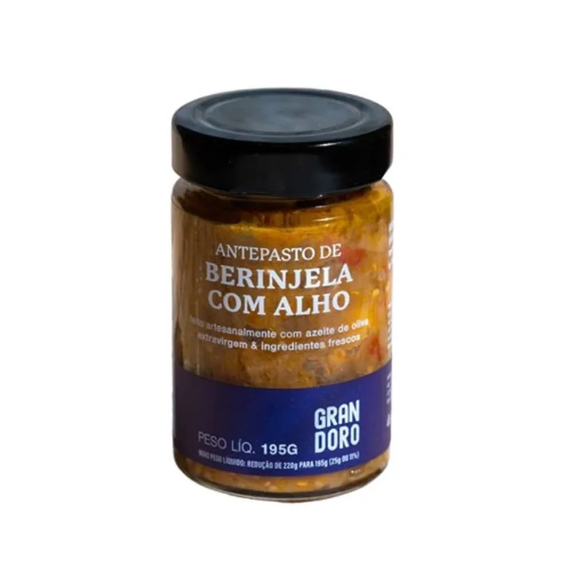 Berinjela Gran doro c/ Alho Vidro 195g