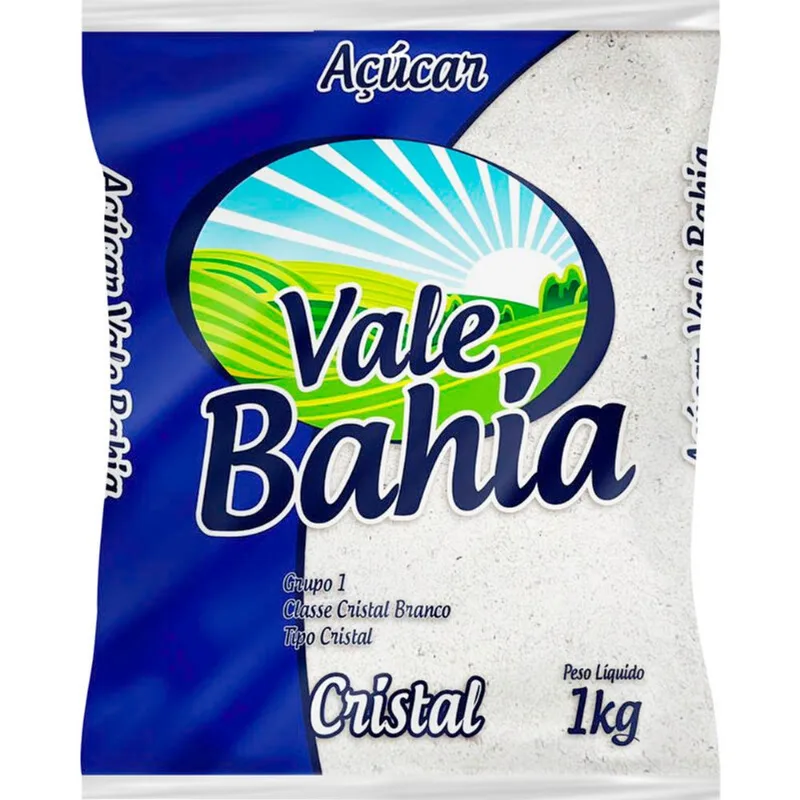 Açúcar Vale Bahia Cristal 1kg