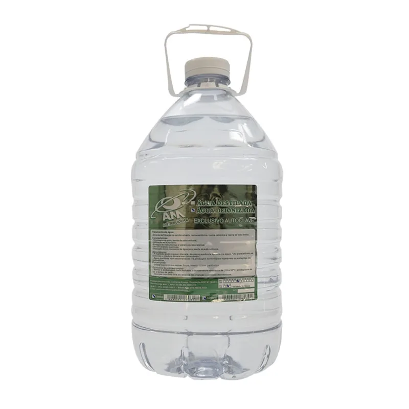 Água deionizada desmineralizada - 5 litros