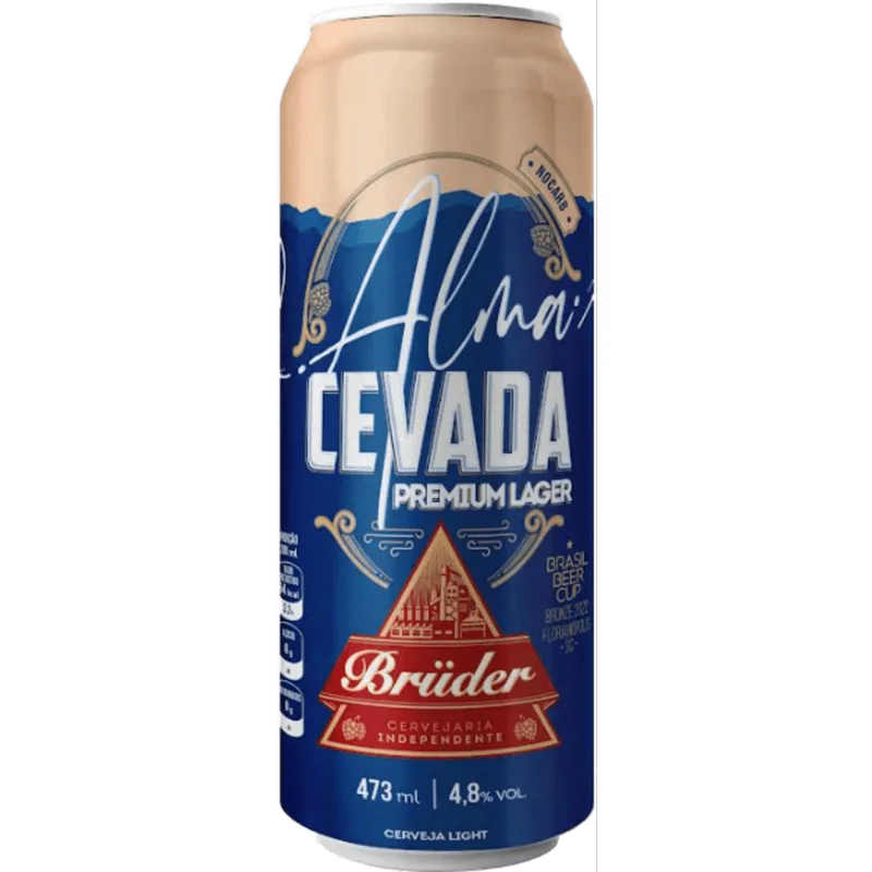 Cerveja Bruder Alma Cevada 473ml