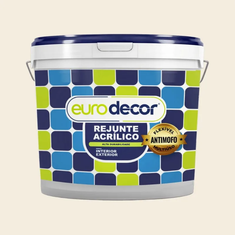 Rejunte Acrílico 1kg Eurodecor Rejunte Acrílico Marfim 1kg Eurodecor