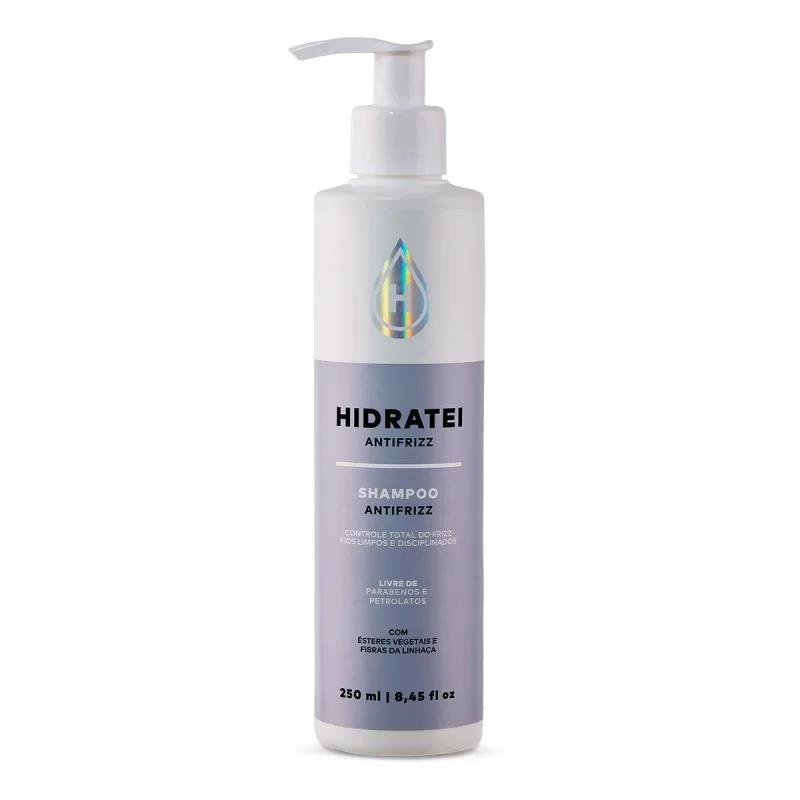 Shampoo Hidratei Anti Frizz 250ml - Hidratei - Dermo E Beleza