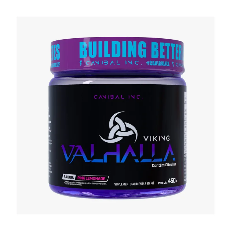 Pré-Treino Viking Valhalla 450g Pink Lemonade Canibal Inc