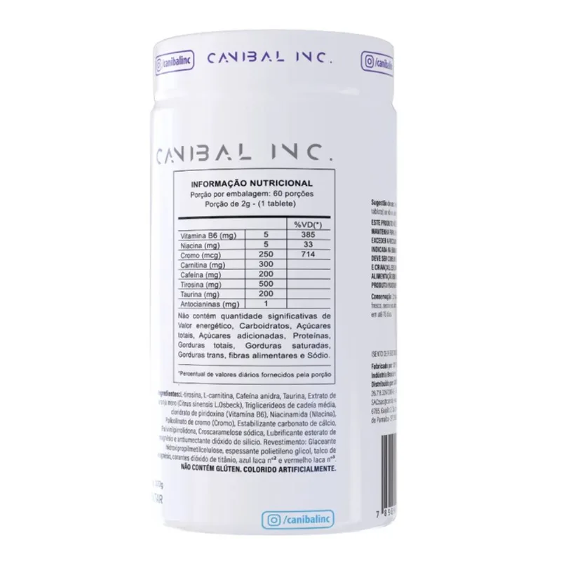Moroburn Canibal Inc 60 tabletes