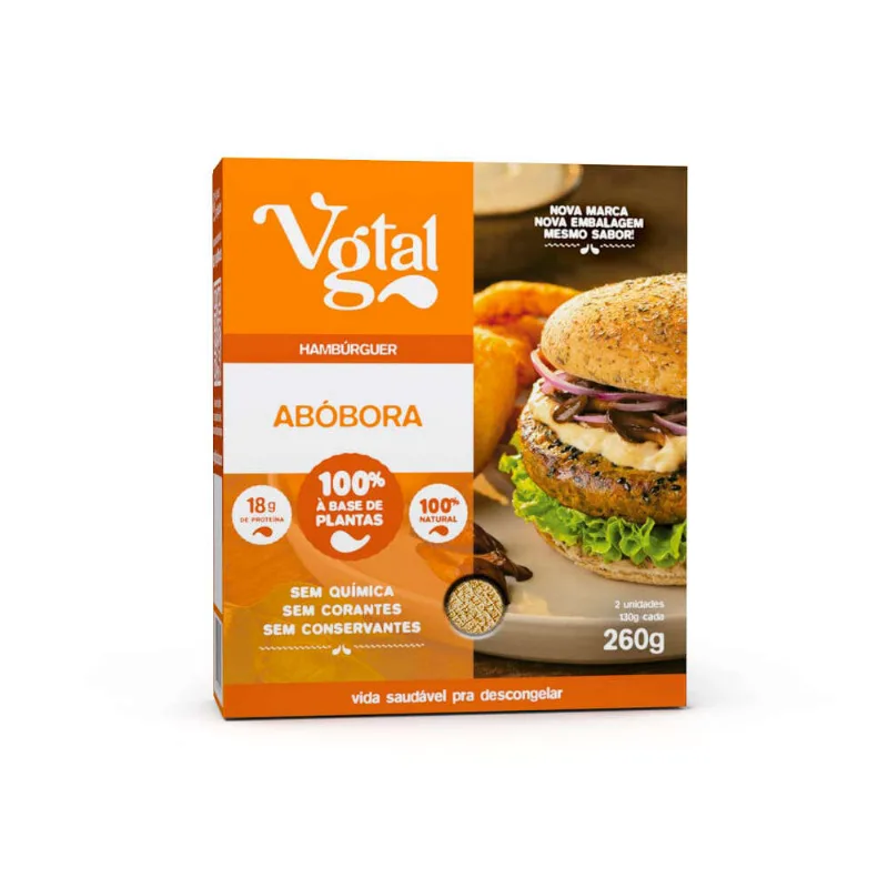 Hambúrguer Abóbora Vgtal 260g