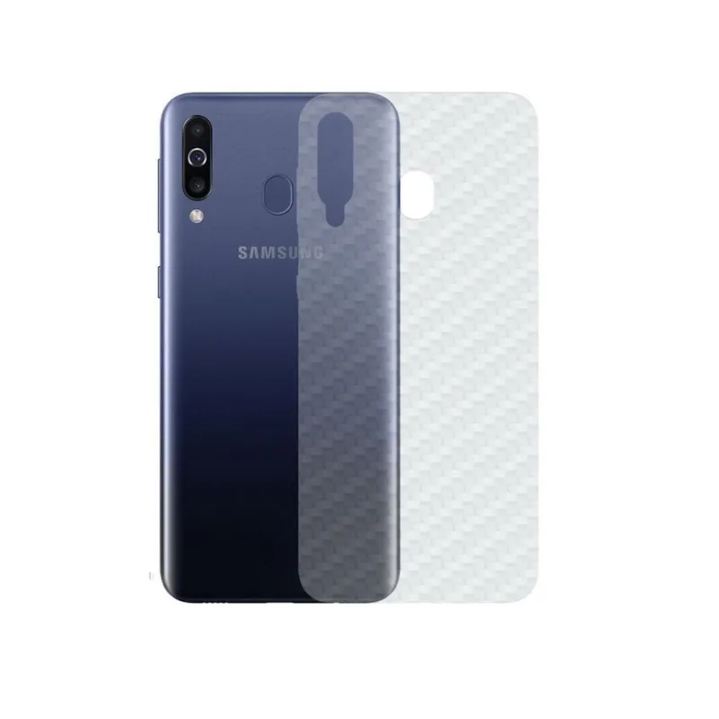 Película Traseira De Fibra De Carbono Transparente Para Samsung Galaxy M30 - Gorila Shield