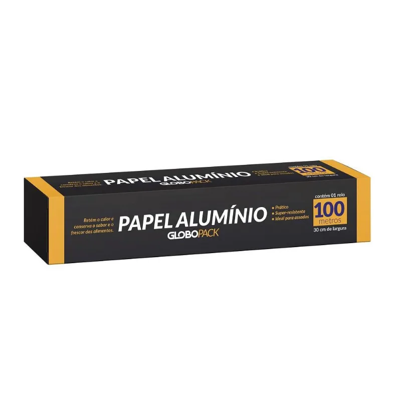 Papel Alumínio Globopack 30cm x 100m