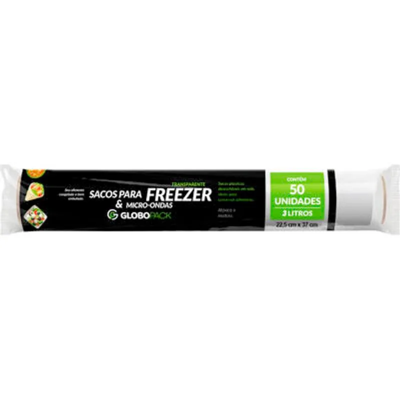 Saco para Freezer Globopack 3L 50 un