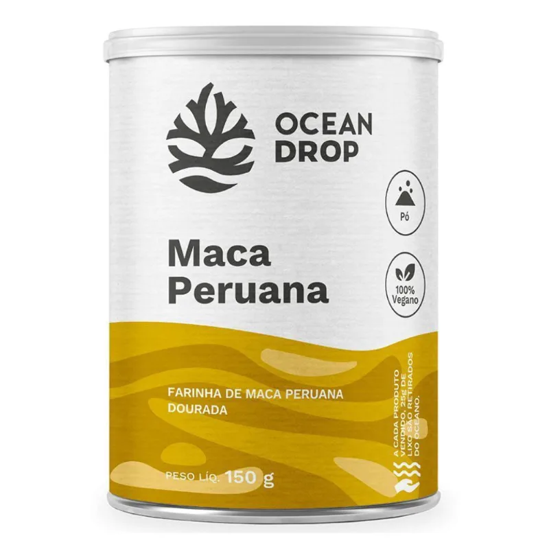 Farinha Maca Dourada Em Po 150G - Ocean Drop