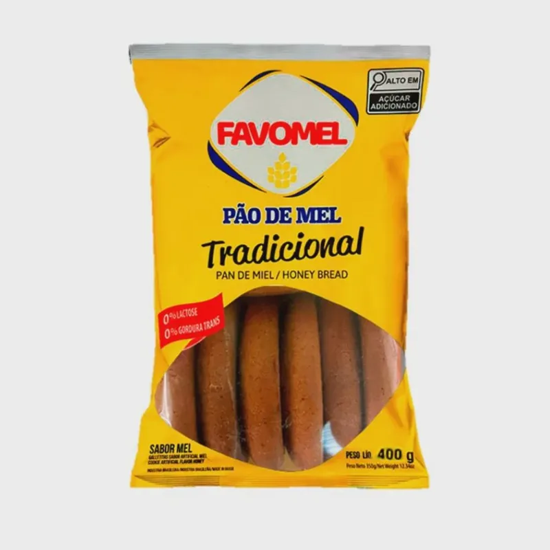 Pao de Mel Favomel 400g Tradicional