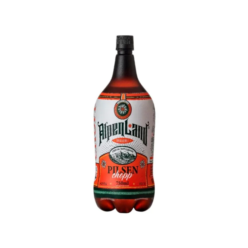Chopp Bierbaum Alpenland Pilsen 750ml