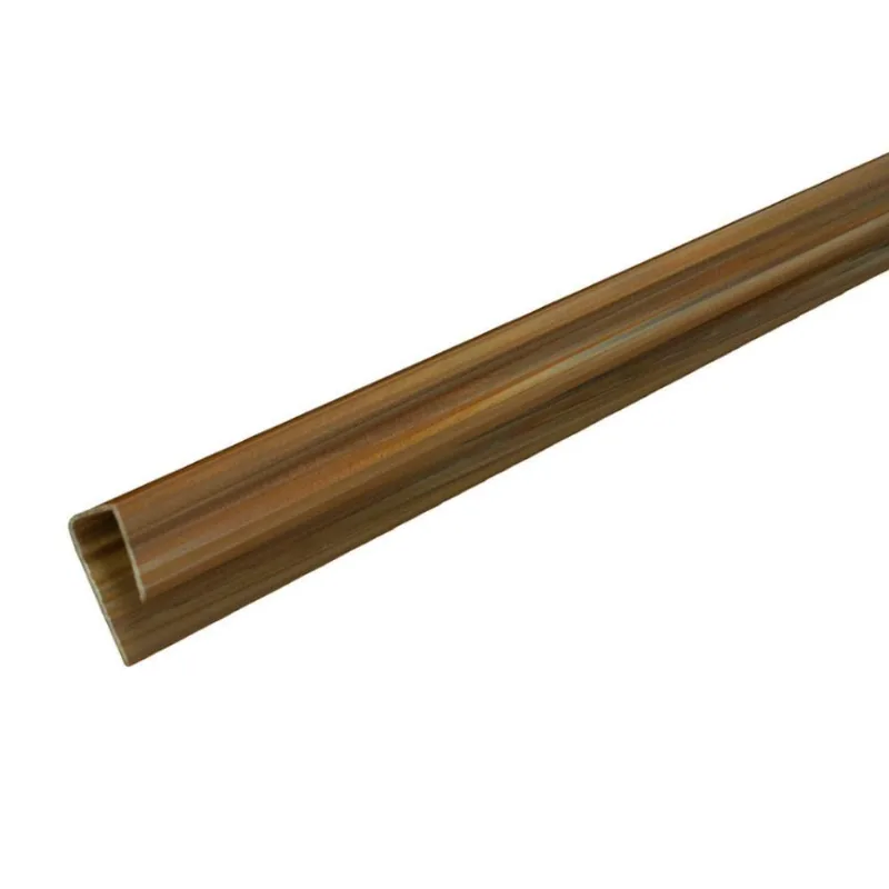 Acabamento Perfil "u" Roda Forro Para Forro De Pvc 5 Un Zapinplast - Imbuia Imbuia