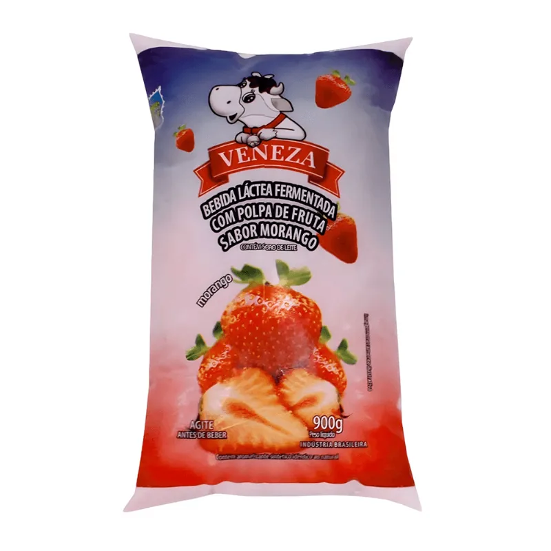 Bebida Láctea Veneza Morango 900g