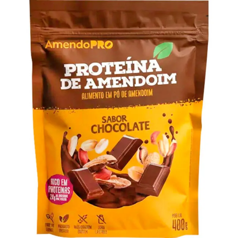 Proteína de Amendoim Amendopro Chocolate 400g