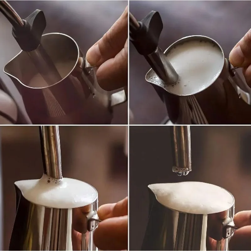 Leiteira Pitcher Espumador Aço Inox 600ML Café Latte Art Prata Day Days